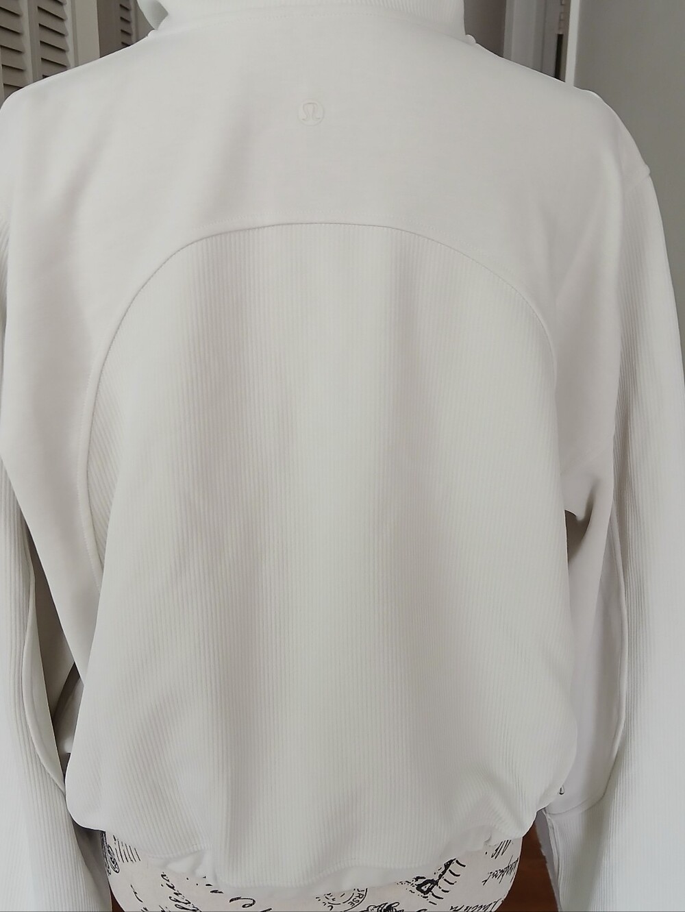 Lululemon Brushed Softstreme Ribbed Half Zip - Picture 9 of 12